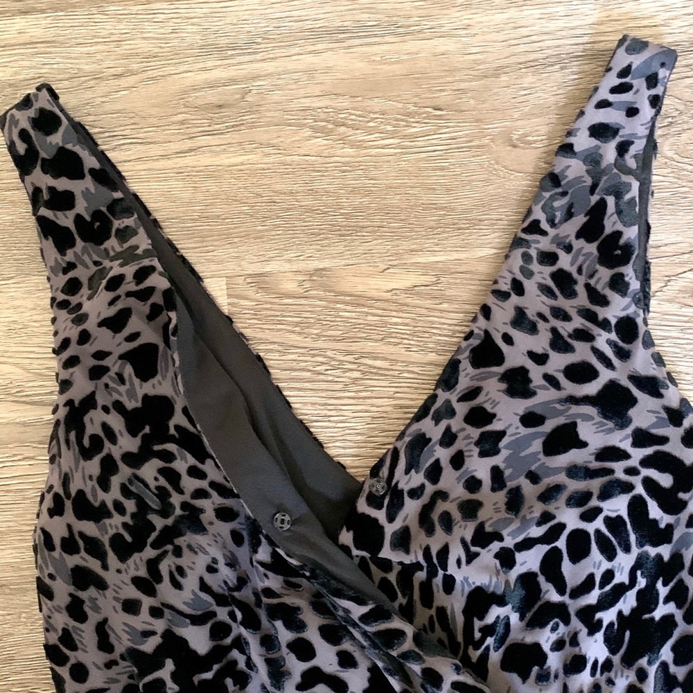 H&M Black & Gray Animal-print Dress - Picture 3 of 5